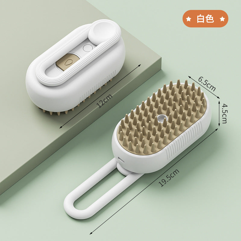 Dogs and Cats Pet spray massage comb one-click spray anti-fly hair comb bath brush hair removal pet products factory wholesale