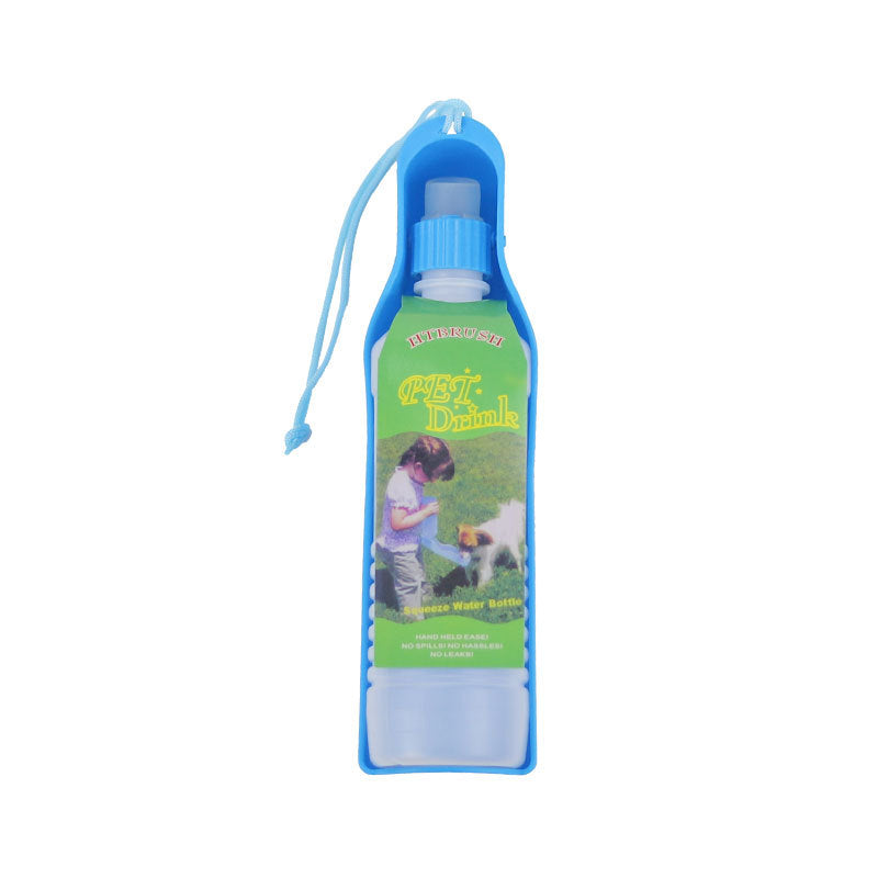 Cross-border pet outing water cup dog kettle portable portable cup dog walking water bottle dog water fountain supplies