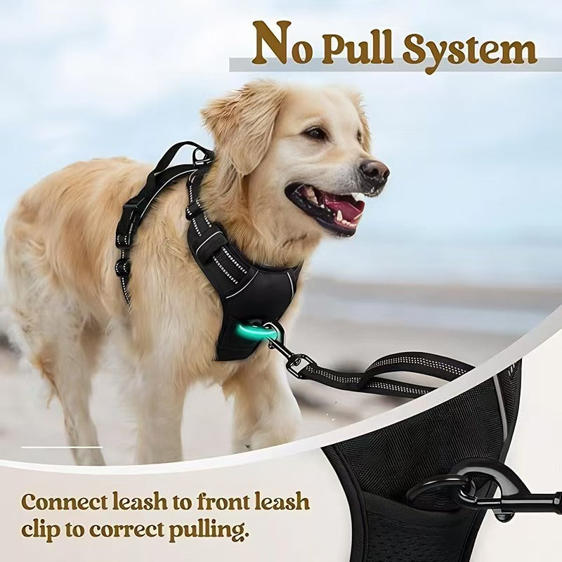 Amazon pet's chest-back hand holding rope dog dog leash big and small dogs multi-layer chest strap pet products factory batch