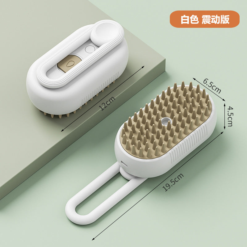 Dogs and Cats Pet spray massage comb one-click spray anti-fly hair comb bath brush hair removal pet products factory wholesale