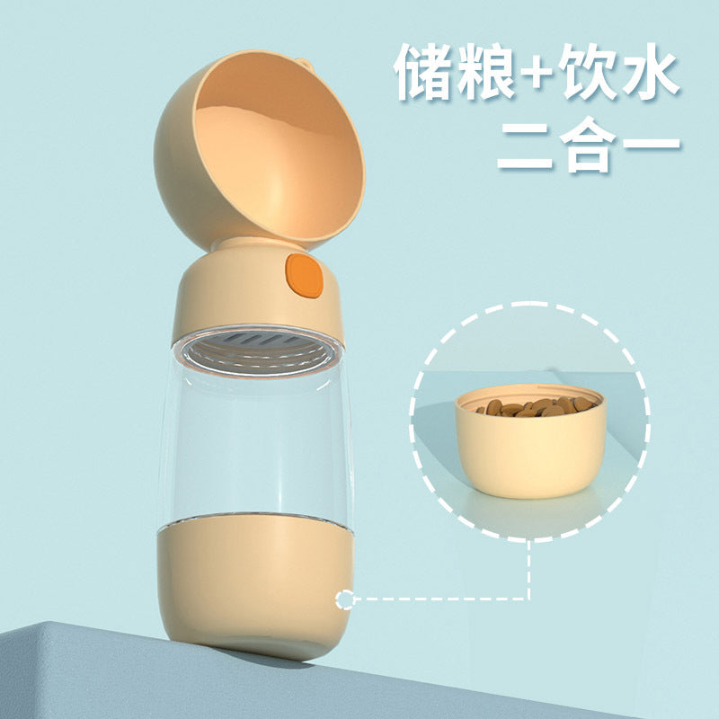 Cross-border pet outing water cup dog kettle portable portable cup dog walking water bottle dog water fountain supplies
