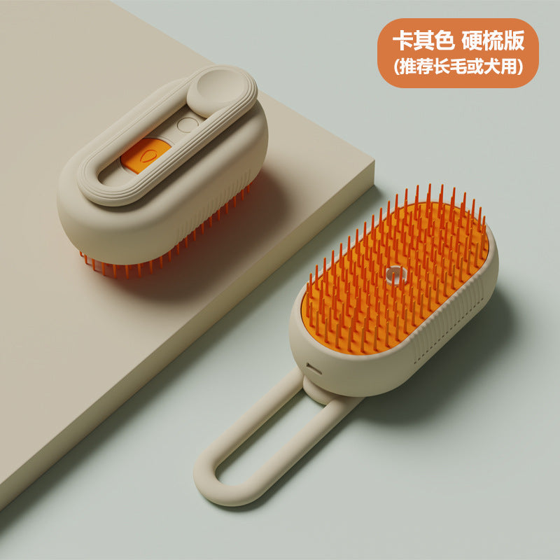 Dogs and Cats Pet spray massage comb one-click spray anti-fly hair comb bath brush hair removal pet products factory wholesale
