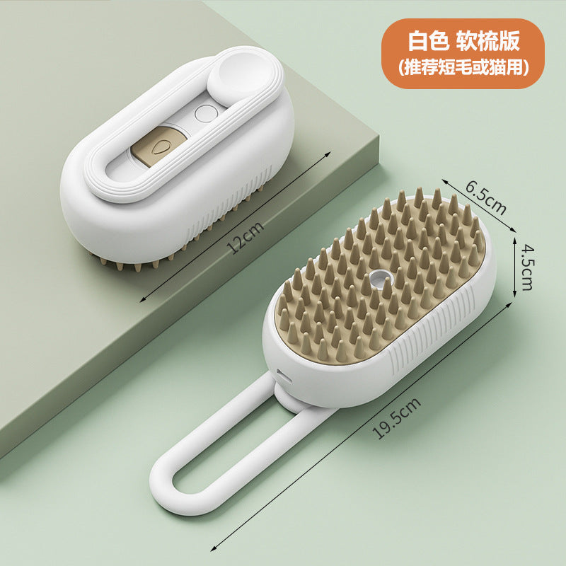 Dogs and Cats Pet spray massage comb one-click spray anti-fly hair comb bath brush hair removal pet products factory wholesale