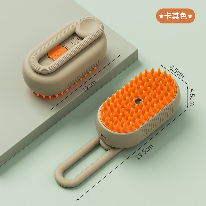 Dogs and Cats Pet spray massage comb one-click spray anti-fly hair comb bath brush hair removal pet products factory wholesale