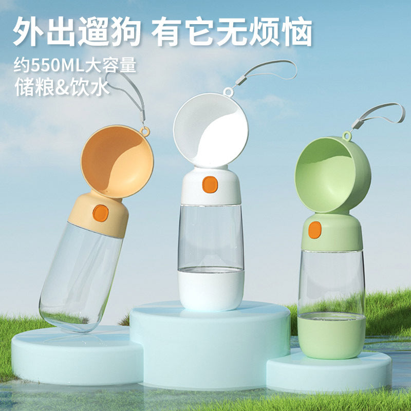 Cross-border pet outing water cup dog kettle portable portable cup dog walking water bottle dog water fountain supplies